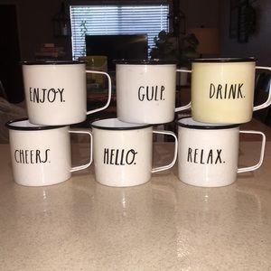 Rae Dunn Coffee/Tea Mug Set